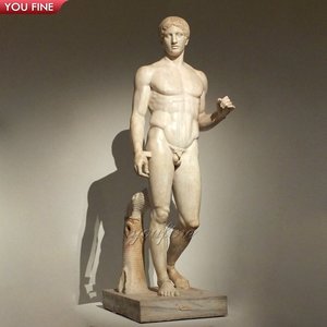 Escultura Clásica Griega de Mármol de Hércules y <span class=keywords><strong>Antaeus</strong></span> en Venta - Product Image 6