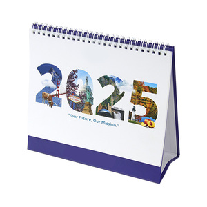 Фабричный полноцветный пользовательский дизайн настольного календаря 2026 новый ежегодный ежемесячный Настольный календарь печать логотипа Настольный календарь - Product Image 1