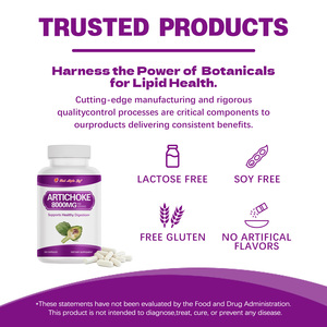 Capsules d'extrait d'<span class=keywords><strong>artichaut</strong></span> - Complément alimentaire pour la santé digestive et la détoxification du foie, sans OGM, végétalien - Product Image 3