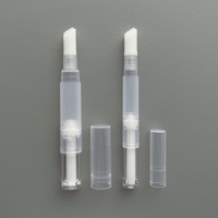 Conteneur Cosmétique Vide Transparent de Haute Qualité, Prix Usine, 1ml 2ml 3ml 4ml, Emballage en Plastique avec Étiquetage Rotatif, Vente en Gros, 100 Pièces