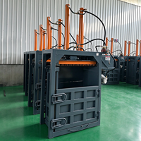 Presse à balles hydraulique à double cylindre avec corps en acier pour le recyclage du papier usagé, des journaux et du papier de bureau, service OEM
