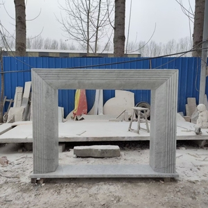 Italy Carrara <strong>Fireplace</strong> <strong>Mantel</strong> Marble extra <strong>Large</strong> Marble <strong>Fireplace</strong> Newstar Marble <strong>Fireplace</strong> - Product Image 2