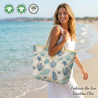 Tas Pantai Kanvas Kecil Gaya Butik, Tas Kantong Katun Portabel Dapat Digunakan Kembali untuk Lamaran Pengiring Pengantin, Pesta Pernikahan, Cetak Kustom