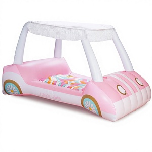 Flotador Inflable de Vinilo de Lujo para Piscina con Forma de Carrito de Golf, para Adultos, con Portavasos - Product Image 1