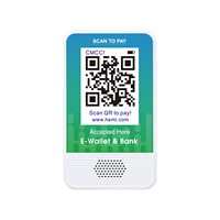 HEMIPAY Y90 Pratique Portable Étudiant Carte D'identité Type Cloud Haut-Parleur Statique QR Code Caisse Enregistreuse Dispositif Avec Haut-Parleur