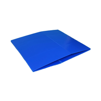 Boîte pliable personnalisée en carton alvéolaire PP, conteneur de stockage en plastique ondulé réutilisable pour la logistique et l'entrepôt