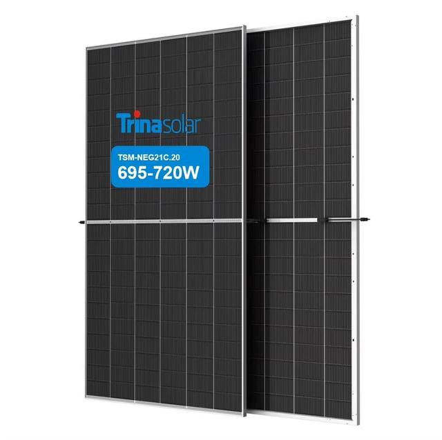 Trina Topcon Vertex N Type Bifacial Solar Panels 21C.20 690W 695W 700W 705W 710W 720W PV Module 21C.20 690W 695W 700W 705W 710W