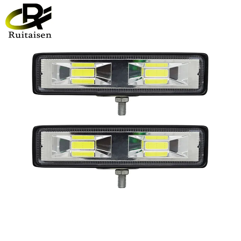 Ruitaemi faróis de led de 6 polegadas, luzes de led para trabalho em led, lâmpada para condução, carro, motocicleta, caminhão, barco, reboque, off-road