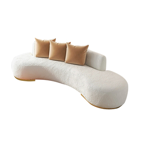 Ustom ordic Luxury iiving ooom ururded ofofa ITE Hite amamb elelvet Ouch omombination F odern imimple eisure ofofa holholesale - Product Image 2