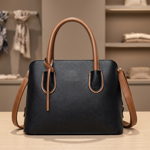 BS INTERNATIONAL <b>Women's</b> Genuine Leather Clutch Dual Cross-Body Waist Strap Waterproof Zipper Closure Durable Portable Handbags - Product Image 2