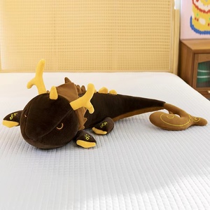 Yuan Zhongli Dragón <span class=keywords><strong>Divino</strong></span> Peluche Corto Figura de Juguete Serie Viaje Mortal Muñeco de Transformación Inmortal Almohada Periférica Edades - Product Image 4