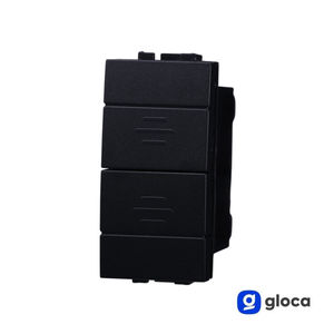 Interruptor de doble pulsador Gloca 10A 250V 1NO1NC con terminal de tornillo, de plástico, IP40, para la serie Living - Product Image 3
