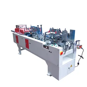 ZH-500 Flexible Manufacturing Corrugated Box Small Semi-auto Carton Box Folder Gluer In China