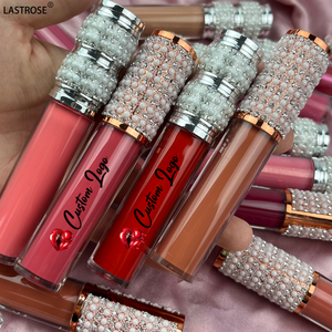 Luxury Shimmer Vegan Glossy Glitter Private Label Clear Nude <strong>Pink</strong> Lip Gloss Waterproof Pigmented Matte Liquid Lipstick <strong>Lipgloss</strong> - Product Image 5