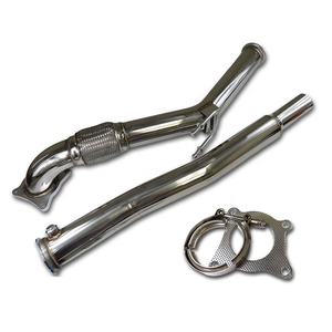 Kit Pipa Ekor Knalpot, Stainless Steel Tabung Ekor Downpipe untuk Audi A3(2006-2011)/TT Seat Altea/Leon/Toledo Otomatis Mesin Turbo - Product Image 1
