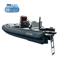 Bateau pneumatique GT390 390 cm Mehler en PVC avec coque en aluminium et console