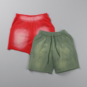 Pantalones Cortos para Hombre, Diseño Personalizado con Logotipo, Tejido Resistente, Lavado y Desgastado, Estilo Urbano, Tejido Transpirable con Cordón Ajustable - Product Image 1