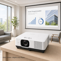 Projecteur laser ViewSonic LSC600-4K 6500 ANSI Lumens 3LCD 4K UHD avec zoom 1,6x et déplacement de l'objectif +66 %, laser pour conférences et musées