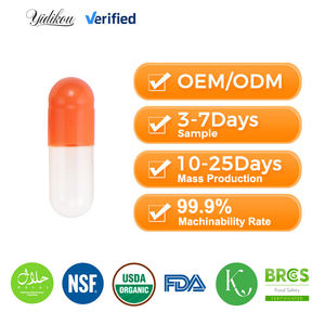 Groothandelsprijs Op Maat Bedrukte Logo Veganistische Plantaardige Holle Lege HPMC Harde Pilcapsules Schalen Maat 2 - Product Image 2