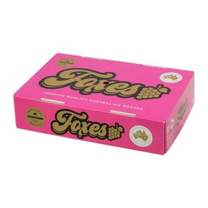 Corrugated plastic Box Low Price Customized Food Packaging Box Wax coated cardboard box for fruit and vegetable packaging