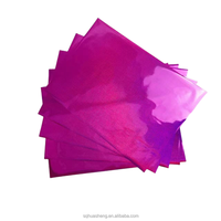 Décoration artisanale DIY colorée, dorure, décoration avec feuille d'or, impression par transfert sur matériau PET, artisanat artistique, papiers en feuille d'argent