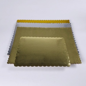 Plateau à gâteau ondulé SunShine Gold en carton alimentaire, base pour gâteau - Product Image 6