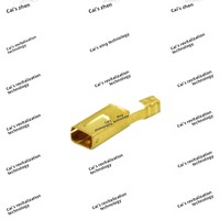 Connecteur arrière d'alimentation pour ordinateur ZX en cuivre et PBT, composant matériel à broches