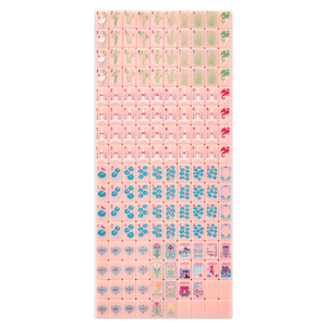 HIMORE Set Personalizzato di 160 Tessere per Mahjong Americano in Acrilico, Lussuoso Set con Incisione a Singolo Strato, Oh My Mahjong - Product Image 1