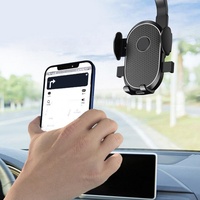 Support de téléphone pour rétroviseur de voiture, support de montage dans la voiture pour téléphone portable, support de téléphone mobile rotatif réglable pour voiture