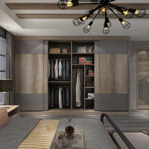 High-End Bedroom Furniture Combination Dresser Set | Contemporary Modern Minimalist Master Bedroom Suite - Product Image 1