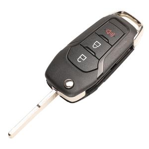 CS018032 2 3 4 Tasten Klapp-Fernbedienung Autoschlüssel-Gehäuse für Ford Fusion Edge Explorer 2013-2015 HU101 Klinge - Product Image 6