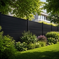 Panneaux de clôture en aluminium robuste à persiennes, design moderne, résistants à la décomposition, faible entretien, hauteur 1,8 m, sécurité anti-escalade