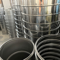 Tamis d'essai en acier inoxydable de 200 mm/8 pouces, tamis d'analyse de laboratoire pour la granulométrie du sol, conforme aux normes ASTM E11 et ISO 3310-1
