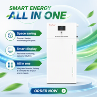 Sistem Penyimpanan Energi Surya Rumah Mobile All-in-one dengan Inverter Off-grid 5KW, Baterai 48V 51.2V 300Ah, dan Paket Baterai 10kWh 15kWh