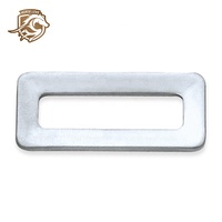 Gesper persegi tas cincin gesper persegi panjang 60Mm gesper persegi panjang 20X20 persegi