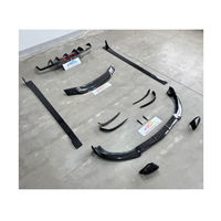 Pare-chocs de voiture en fibre de carbone véritable, lèvre de séparateur avant, diffuseur arrière, spoiler, kit aérodynamique pour Mercedes W218 CLS63