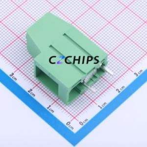 JL136HT-12701G01 Screw Terminal Block Through hole Component (THT),P=12.7mm Connector 1x1P 12.7mm Green Through Hole - Product Image 2