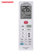 Control Remoto Universal de CA de Plástico con Código Fijo, Diseño de Linterna de Emergencia, Alcance de 100m y Función de Temporizador