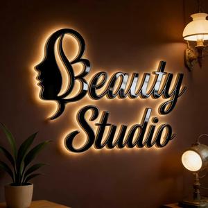 Letras Metálicas con Retroiluminación LED RGB Personalizadas, Letrero Comercial con Ajuste Automático de Brillo, Resistente al Polvo, Duradero para Uso en Interiores/Exteriores - Product Image 1