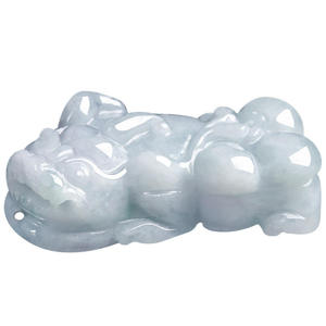Pendentif en jade naturel de Birmanie Pixiu, bijoux pour femmes, besties mythiques, style chinois, cadeau avec certificat d'évaluation PX45 - Product Image 5