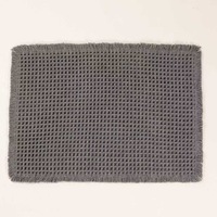 Tapis FIGOO à toucher doux en tissu gaufré, antidérapant, séchage rapide, pour salle de bain, faible MOQ, écologique, directement de l'usine