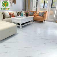 Autocollant de sol auto-adhésif en vinyle LVT à motif marbre bois, revêtement de sol PVC imperméable pour la décoration intérieure