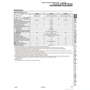 ผลิตภัณฑ์กระบอกสูบ LEFB25T-300-S36N5ระบบนิวเมติกส์ SMC - Product Image 1