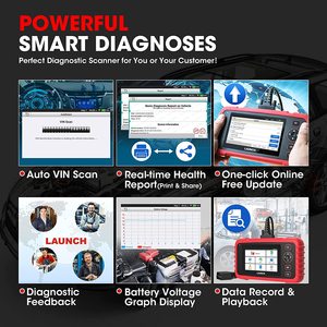 Outil de diagnostic automobile X431 CRP129X OBD2 pour codes ENG, ABS, SRS, huile, SAS, TMPS, EPB - Product Image 1
