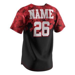 Newest Fashion Breathable <b>Hip</b>-hop t Shirts Designs College Uniforms Youth Baseball Jersey - Product Image 2