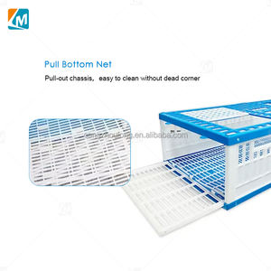 YYB Prix d'Usine <span class=keywords><strong>Cage</strong></span> de Transport pour Oiseaux en Plastique Durable, Portable, pour Pigeons de Course, avec Mangeoire et Abreuvoir - Product Image 3