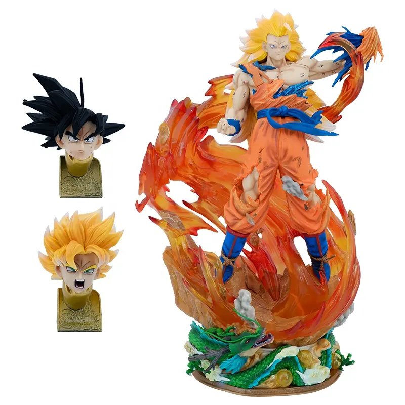 Gran oferta 43cm venta al por mayor Big Dragon Balls Z Dbz figura Son LS Goku Vegeta Broli alta calidad Dragon Balls acción Anime figura
