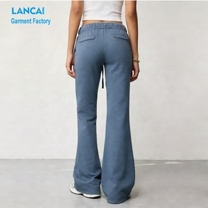Fabricants de vêtements, pantalons décontractés pour femmes, vêtements de sport, pantalons de jogging, pantalons de sport à pattes d'éléphant - Product Image 3
