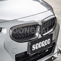 Grille avant en fibre de carbone état neuf pour BMW Série 2 G42 Style OEM Prepreg Grille avant en fibre de carbone