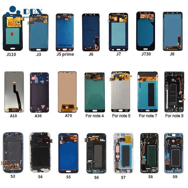 Mini S4 S3 De S8 + S 10 Plus S6 Flat S9 with Frame S5 Neo G903f Lcd With Touch Screen Assembly for Samsung Galaxy